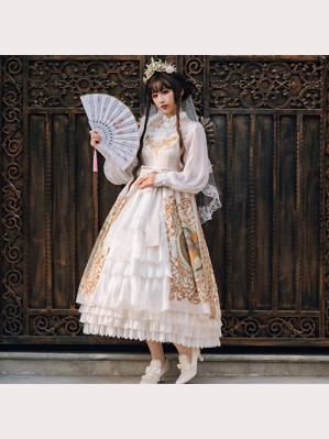 Mucha Classic Lolita dress JSK & Blouse by Souffle Song (SS1012)